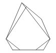 beveled mountain shape award