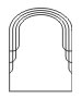 Opera curtain arch